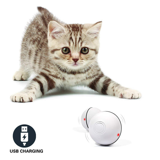 Smart LED Laser Rolling Ball - Automatic Interactive 360° Rotating Cat Toy