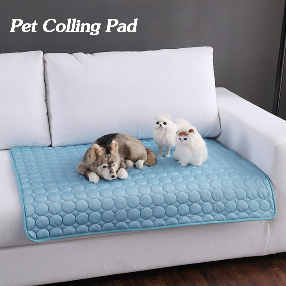 Ice Silk Pet Cooling Mat – Instant Heat Relief for Dogs & Cats | GianfiStore™