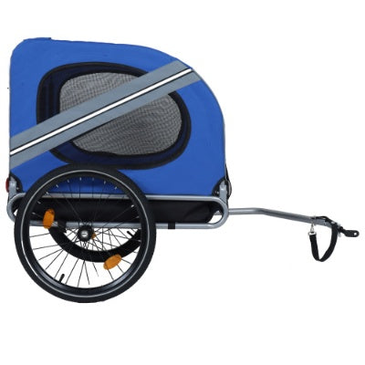 GianfiStore™ Large Folding Dog Bike Trailer — 120 lb All-Terrain Pet Carrier | Steel Frame