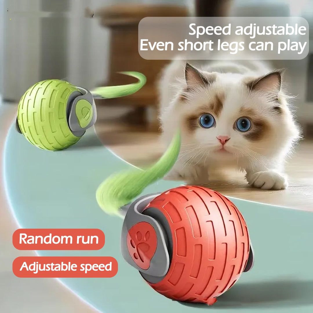 Smart Gravity Cat Toy Ball - Automatic Self-Rolling & Sudden Move Hunter Toy