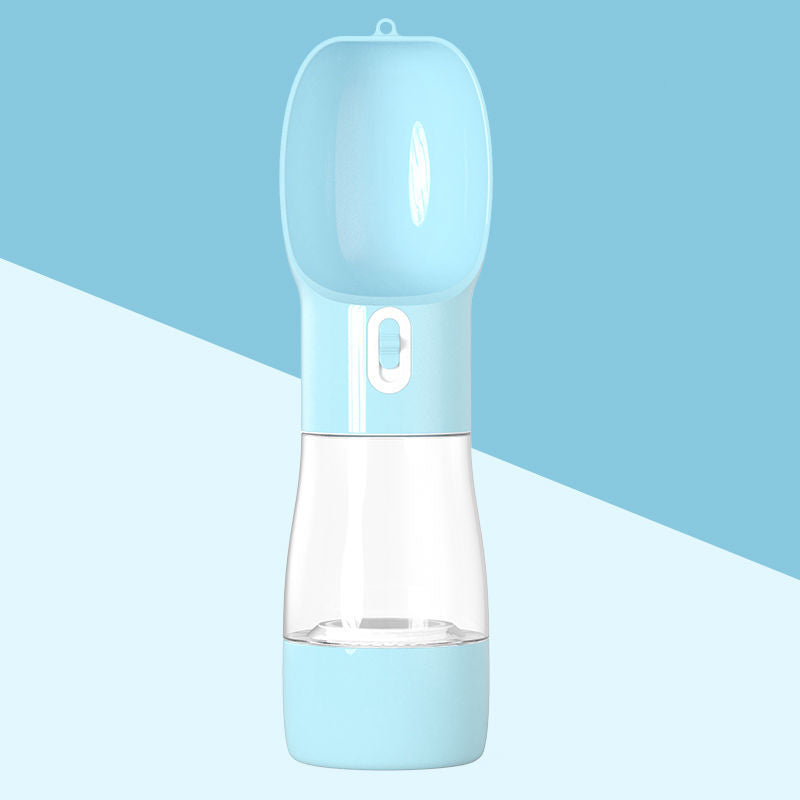 2-in-1 Adventure Flask — Portable Water & Snack Dispenser for Dogs & Cats