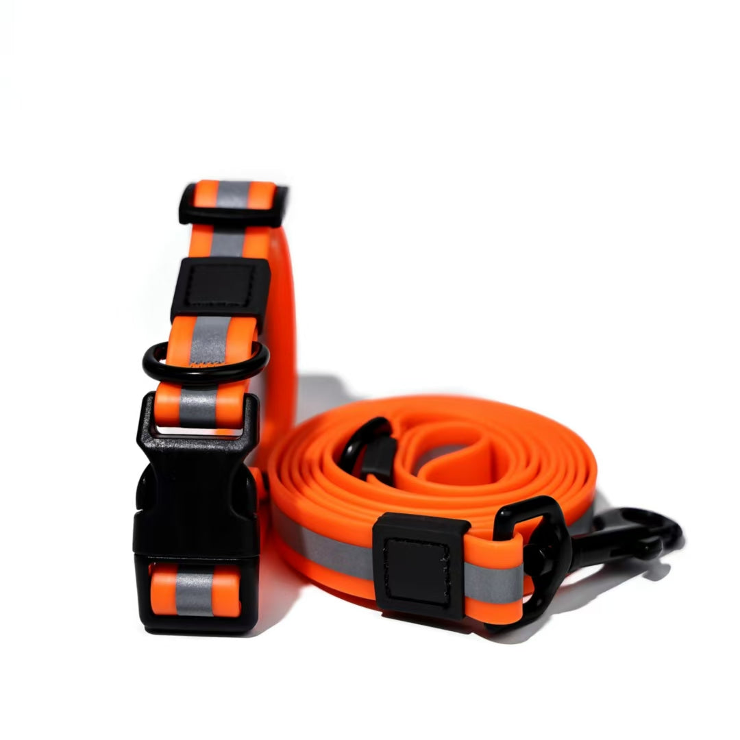 GianfiStore reflective leash size comparison – 15mm 20mm 25mm blue orange yellow