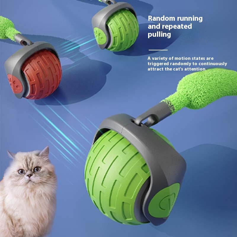 Smart Gravity Cat Toy Ball - Automatic Self-Rolling & Sudden Move Hunter Toy