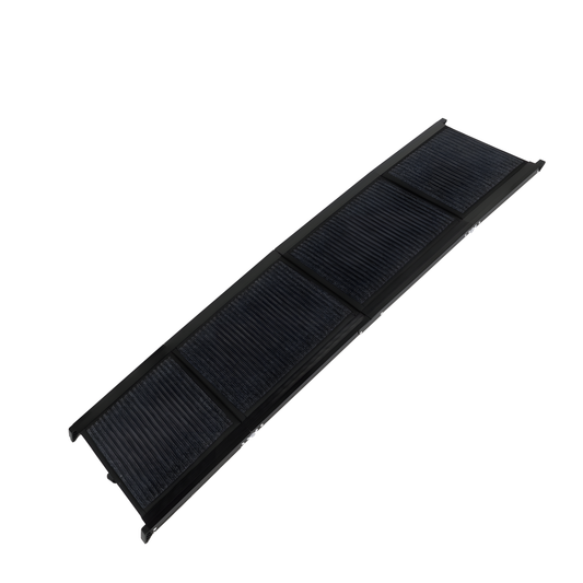 71 Inch Extra Long Quad-Fold Dog Ramp - Heavy Duty Aluminum | Supports 250lbs for SUV & Truck