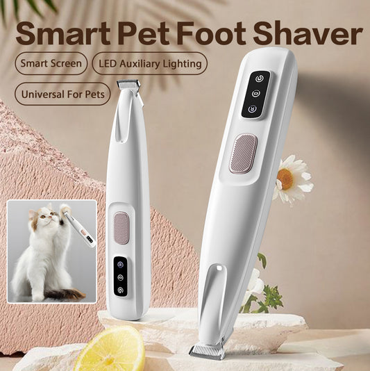 Silent LED Pet Detail Trimmer - Stress-Free Paw Grooming for Dogs & Cats