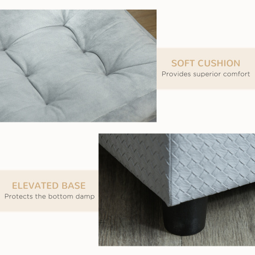 Luxury Dog Chaise Lounge Sofa – Hidden Storage Compartment | GianfiStore™