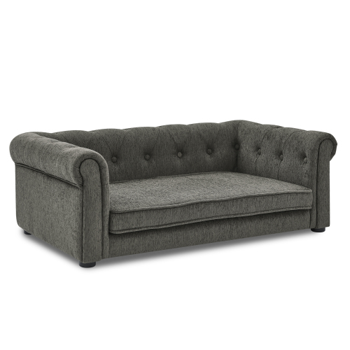 Elegant Rectangular Pet Bed - Premium Support Couch for Medium & Large Dogs