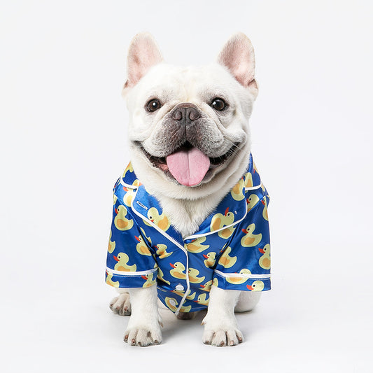 Duck Home Wear Soft Dog Pajamas - Warm Winter Onesie for Dogs & Cats