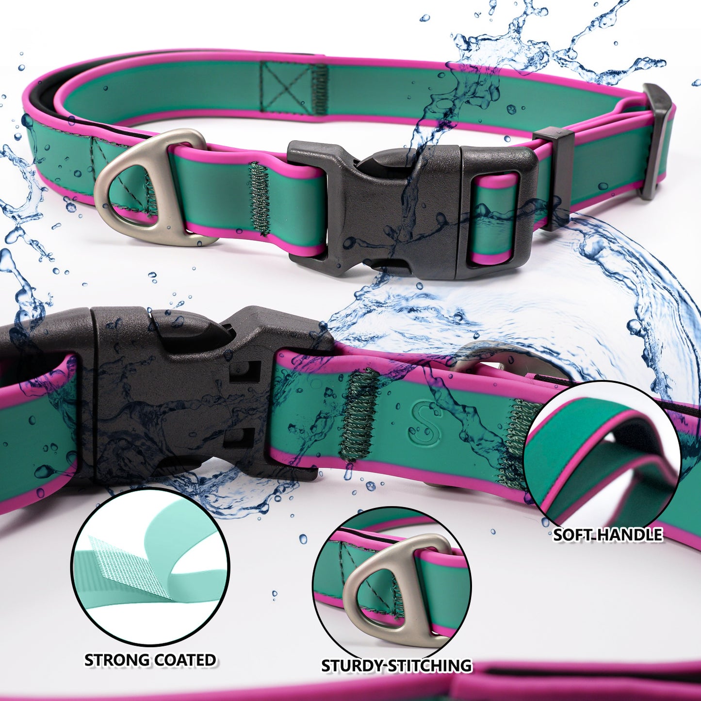 Colorful Tactical Dog Harness with Handle | No-Pull Training Harness for Medium & Large Dogs