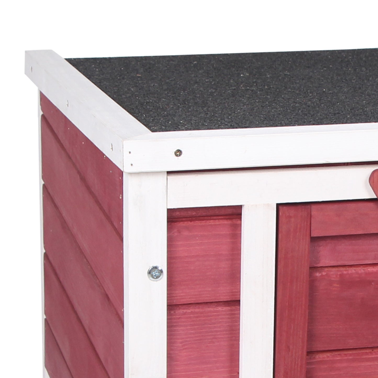 Wooden pet house dimensions 20x16.5x17 inch - fits rabbits guinea pigs cats