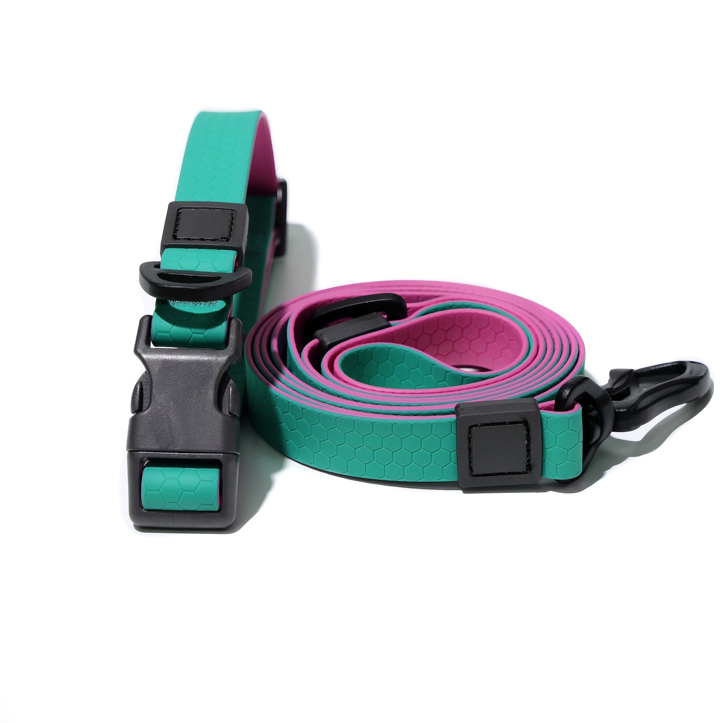 Honeycomb embossed leash size comparison – 15mm 20mm 25mm available