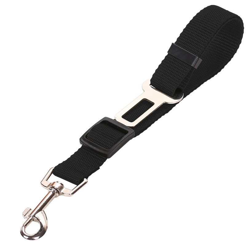 Dog Car Safety Belt – Adjustable Nylon Seatbelt for Dogs & Cats