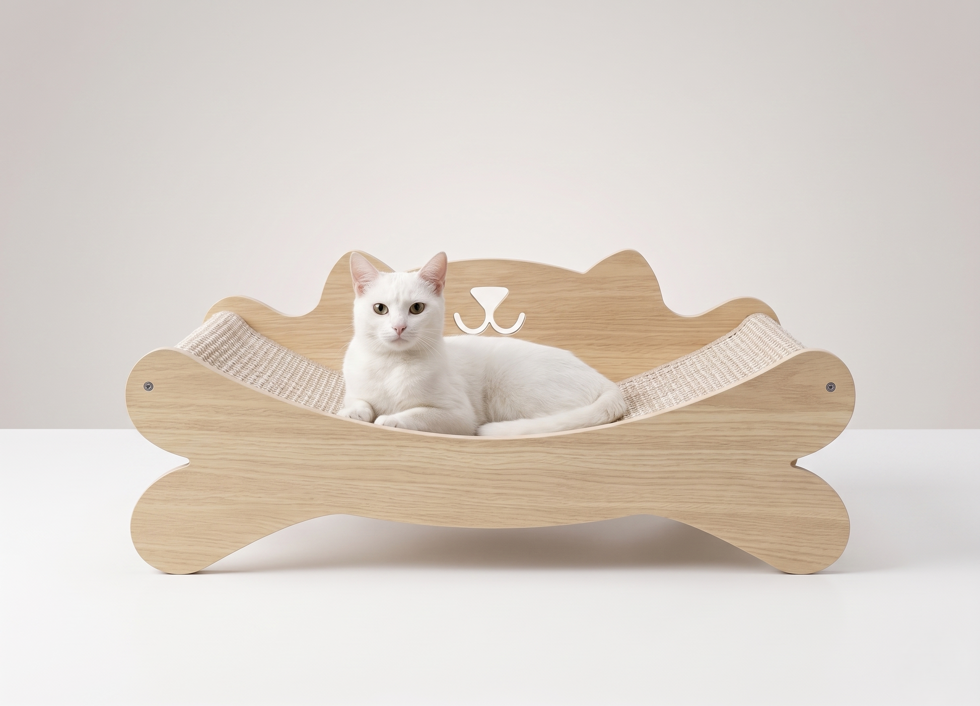 Meet your cat's new favorite spot. Clean lines, natural wood, and a sisal surface that feels just right — the GianfiStore™ Wooden Cat Recliner is designed for cats who know what they want.