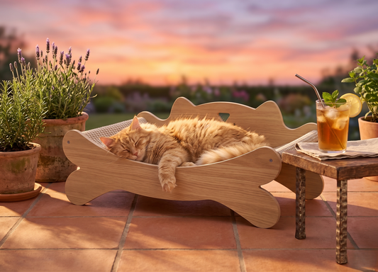 Golden hour hits different when you've got the best seat in the house. (Or the patio.) The GianfiStore™ Cat Recliner — because every cat deserves a sunset view. 🌅