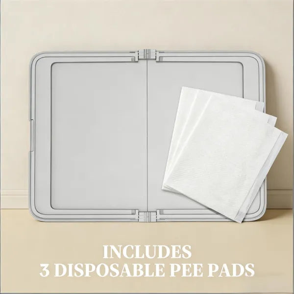 Disposable pee pads included – 3 absorbent dog toilet pads for GianfiStore portable potty