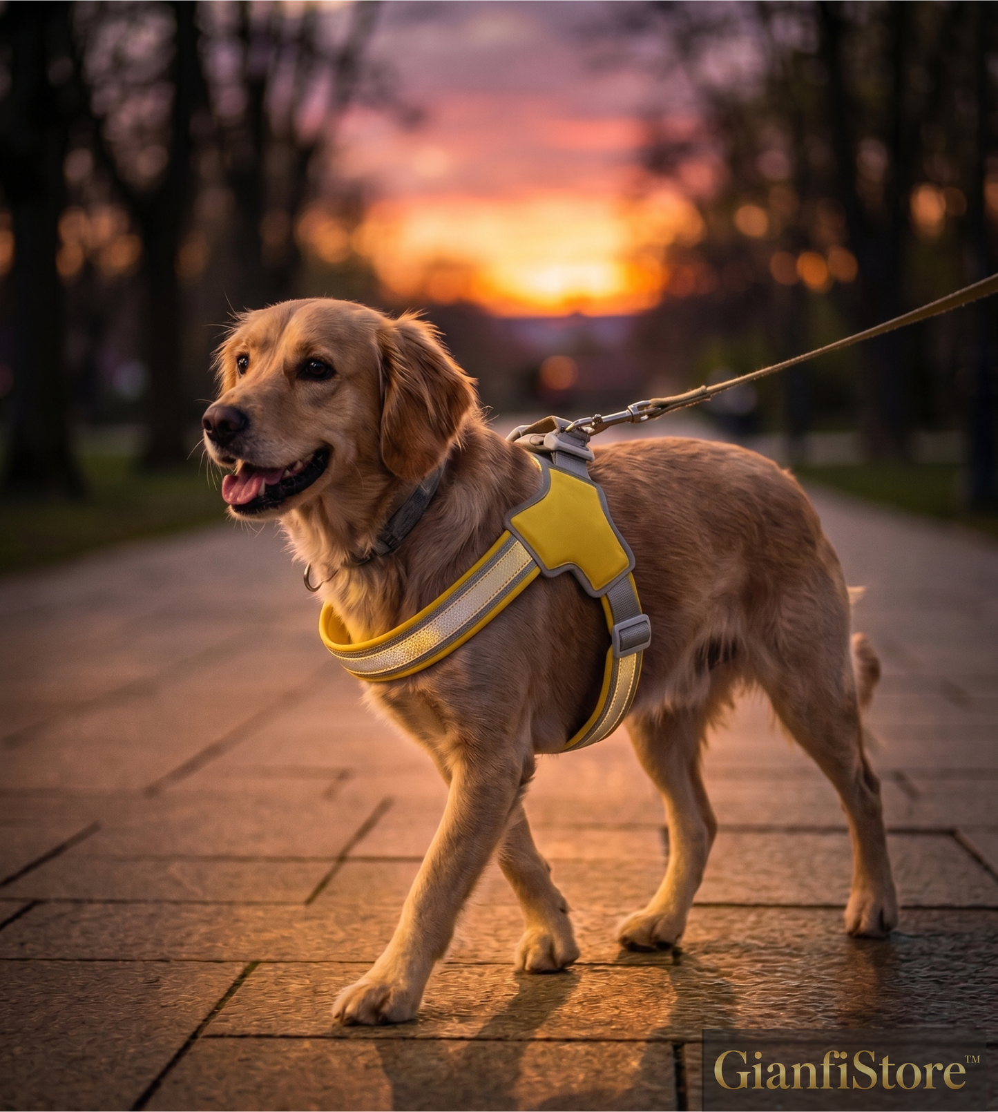 GianfiStore™ Reflective Dog Harness – No-Pull, No-Choke, Adjustable & Breathable